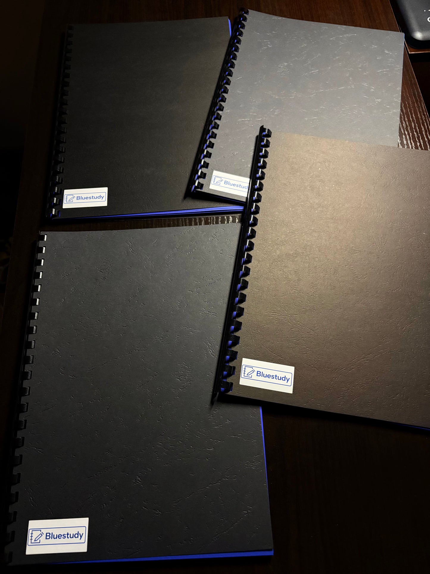 Cahier Blueprint, stylo à gel blanc inclus